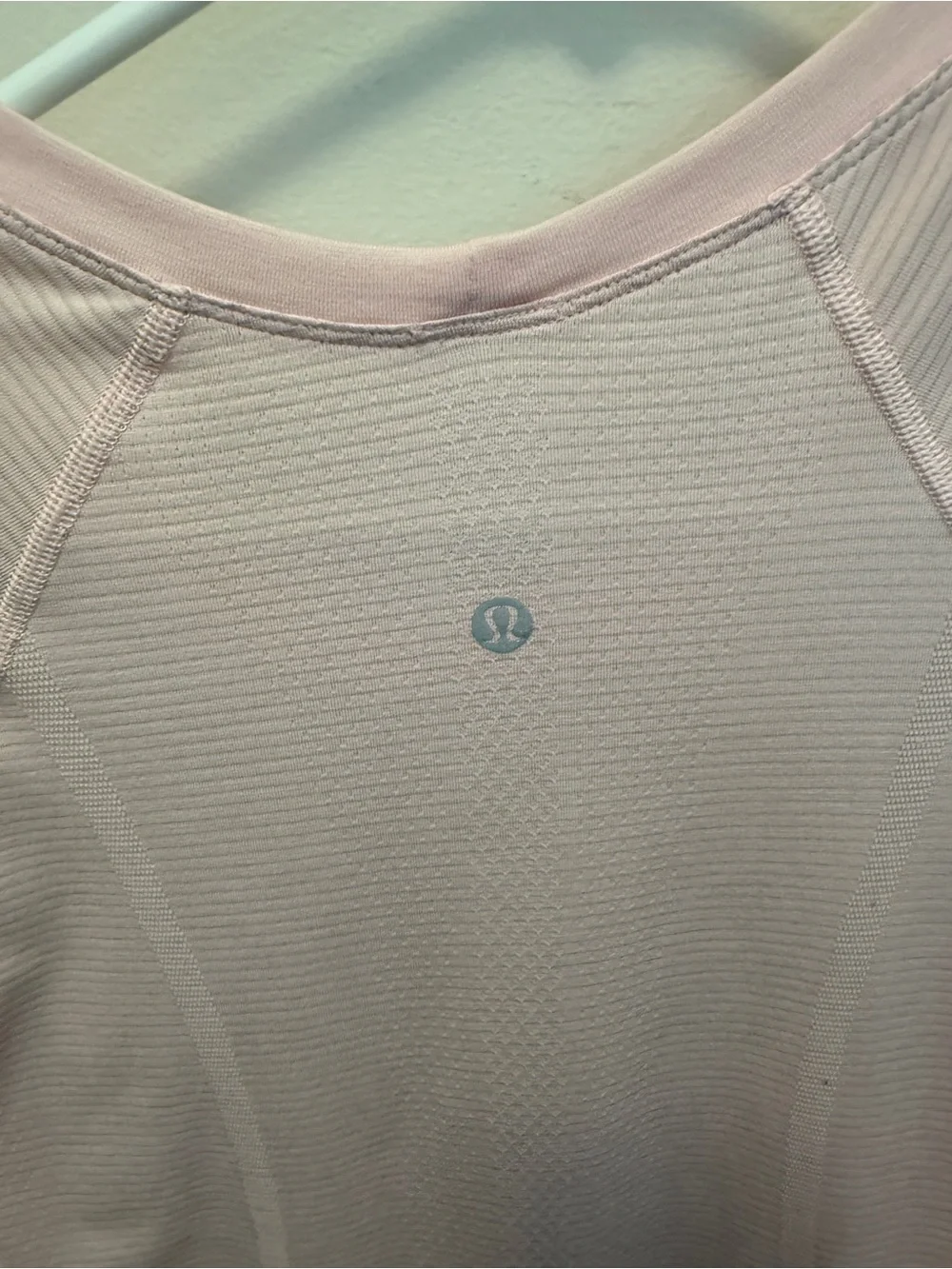 lululemon athletica Short Sleeve Ribbed Crew Top - Light Pink